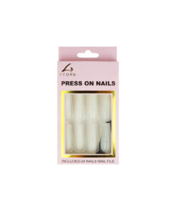Translucent Press On Nails 24pc