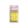 Yellow Press On Nails 24pc