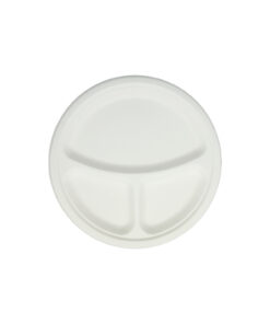 Biodegradable 3 Compartment Plate 10in 25pc