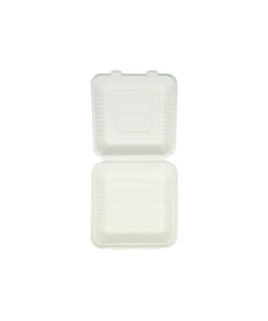 Biodegradable Clamshell Container 23.5cm 10pc