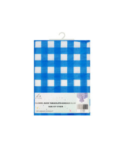 Alternative view of Blue Gingham Flannel Table Cloth 137x274cm