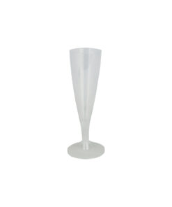 Clear PP Plastic Champagne Glass 4oz 12pk
