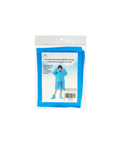 Light Blue Kids Rain Poncho 100g