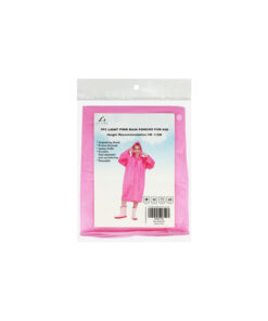 Light Pink Kids Rain Poncho 100g
