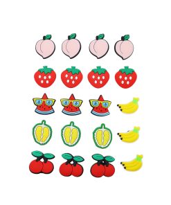 Fruits Shoe Charms 20pc