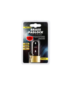 Brass Padlock Long Shackle 30mm