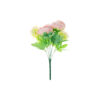 Light Pink Peony 5 Head Bunch 40cm