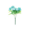Blue Peony 5 Head Bunch 40cm