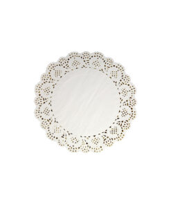 White Round Paper Doilies 10.5in 100pk