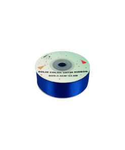 Dark Blue Solid Colour Satin Ribbon 2.5cm