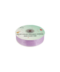 Light Purple Solid Colour Organza Ribbon 2.5cm