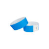 Neon Blue Tyvek Wristbands With Coding 50pc