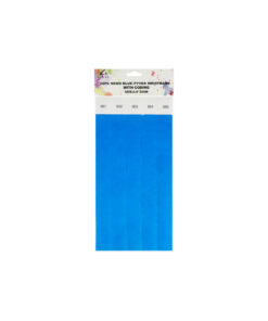 Alternative view of Neon Blue Tyvek Wristbands With Coding 50pc