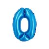 Pastel Blue Air Fill Number 0 Balloon