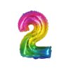 Rainbow Jelly Air Fill Number 2 Balloon