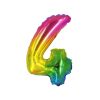 Rainbow Jelly Air Fill Number 4 Balloon
