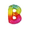 Rainbow Air Fill Letter B Balloon