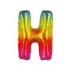 Rainbow Air Fill Letter H Balloon