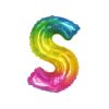 Rainbow Air Fill Letter S Balloon