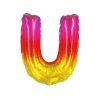 Rainbow Air Fill Letter U Balloon