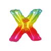 Rainbow Air Fill Letter X Balloon