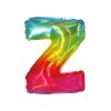 Rainbow Air Fill Letter Z Balloon