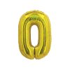 Holographic Gold Number 0 Balloon
