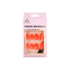 Orange Round Press On Nails 24pc