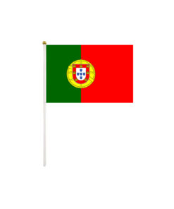 Portugal Hand Waving Flag 10pc