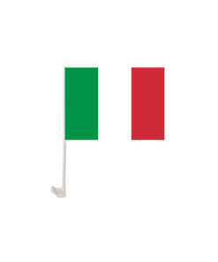 Italy Car Flag 2pc