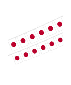Japan Flag Bunting 5m