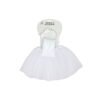 White Kids Tutu Set 3pc