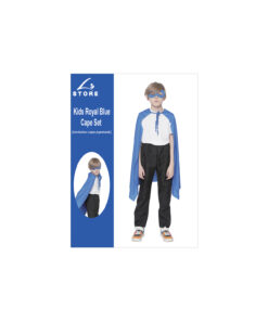 blue mask and cape set
