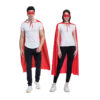 red cape and mask set unisex