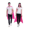 pink cape and mask set unisex