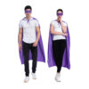 purple cape and mask set unisex