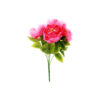 Pink Peony 5 Head Bunch 44cm