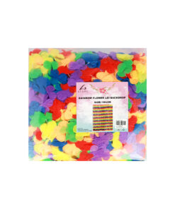 Rainbow Flower Lei Backdrop 1x2m