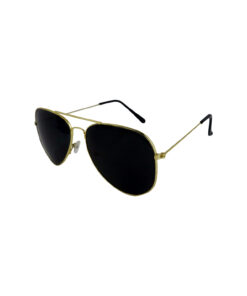 Alternative view of Gold Aviator Glasses