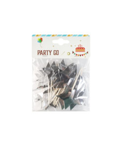 Alternative view of Silver Star Party Picks 24pk