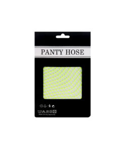 Neon Yellow Fishnet Stockings