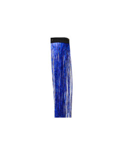 Royal Blue Tinsel Hair Extension Clip 1pc