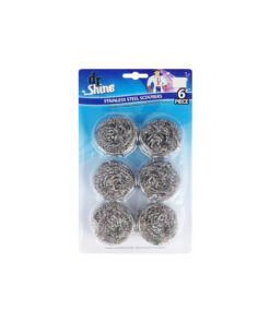 Stainless Steel Scourers 6pk