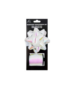 Iridescent Gift Bow & Ribbon Set