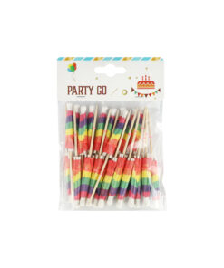 Alternative view of Rainbow Cocktail Umbrellas 24pk