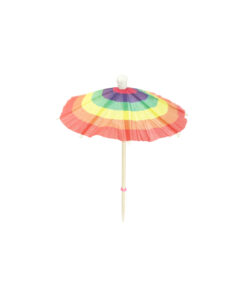 Rainbow Cocktail Umbrellas 24pk