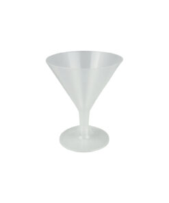 PP Plastic Martini Glass 5oz 12pk