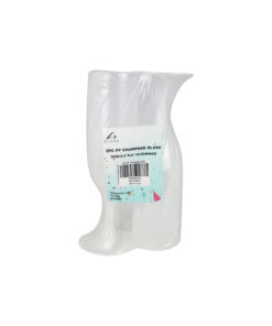 Alternative view of PP Plastic Champagne Glass 5.2x19cm 2pk