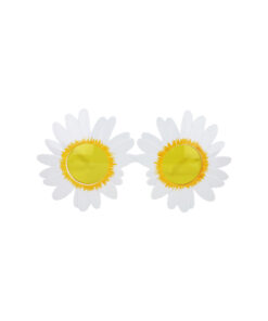 White Flower Shape Glasses