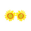 Yellow Flower Shape Glasses